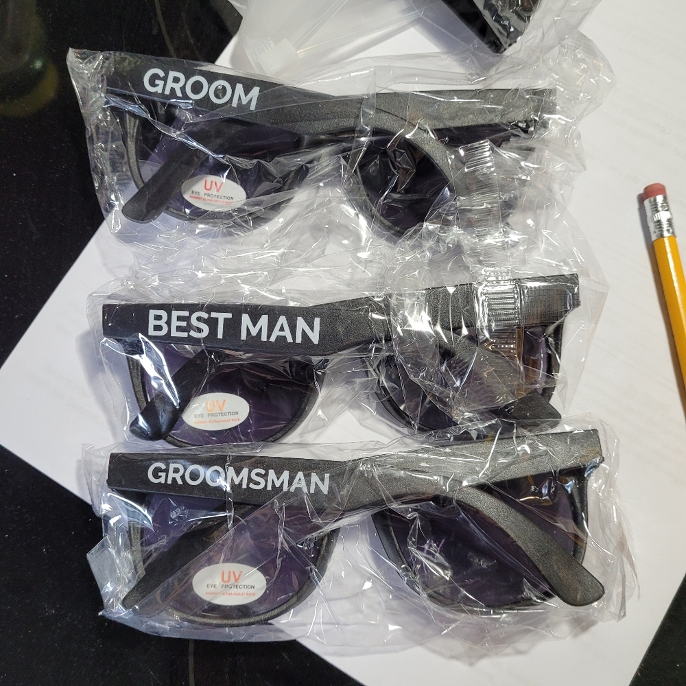 Wedding party sunglasses